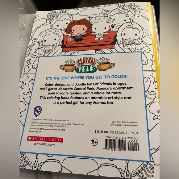 FRIENDS Coloring Book - Picture 2 of 3